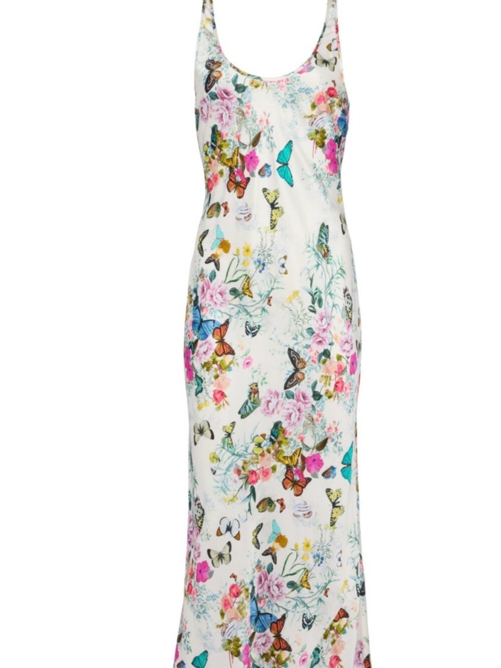 L’AGENCE Akiya Butterflies Midi Maxi Dress Sz Large NWT